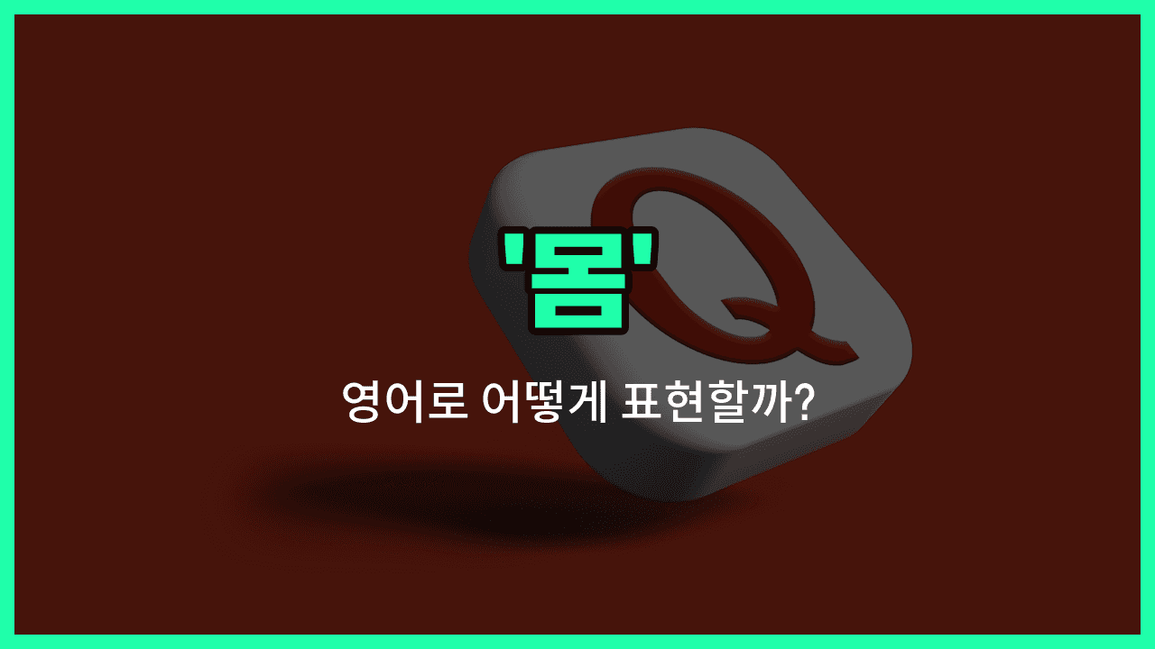 'body' 영어표현 썸네일