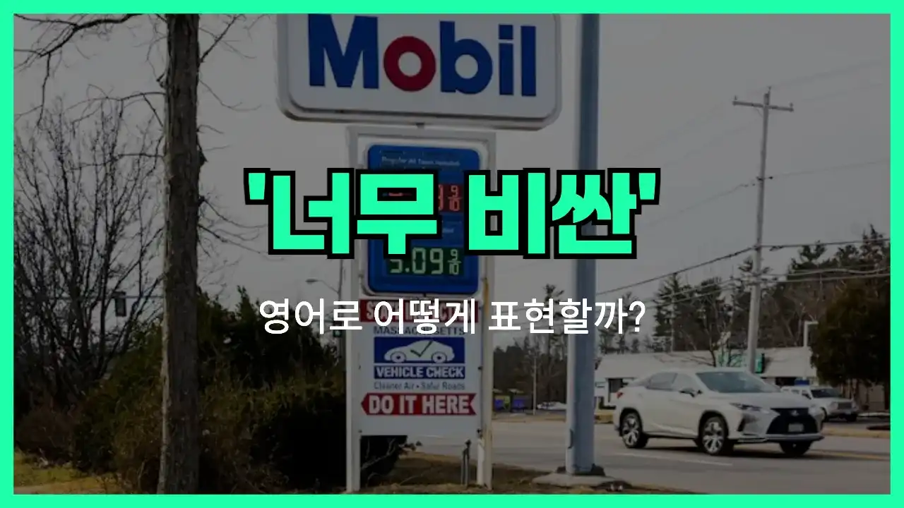 'overpriced' 영어표현 썸네일