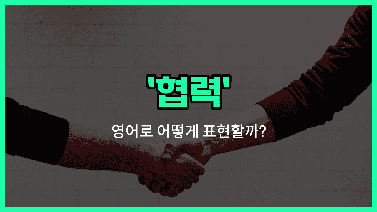 'partnership' 영어표현 썸네일