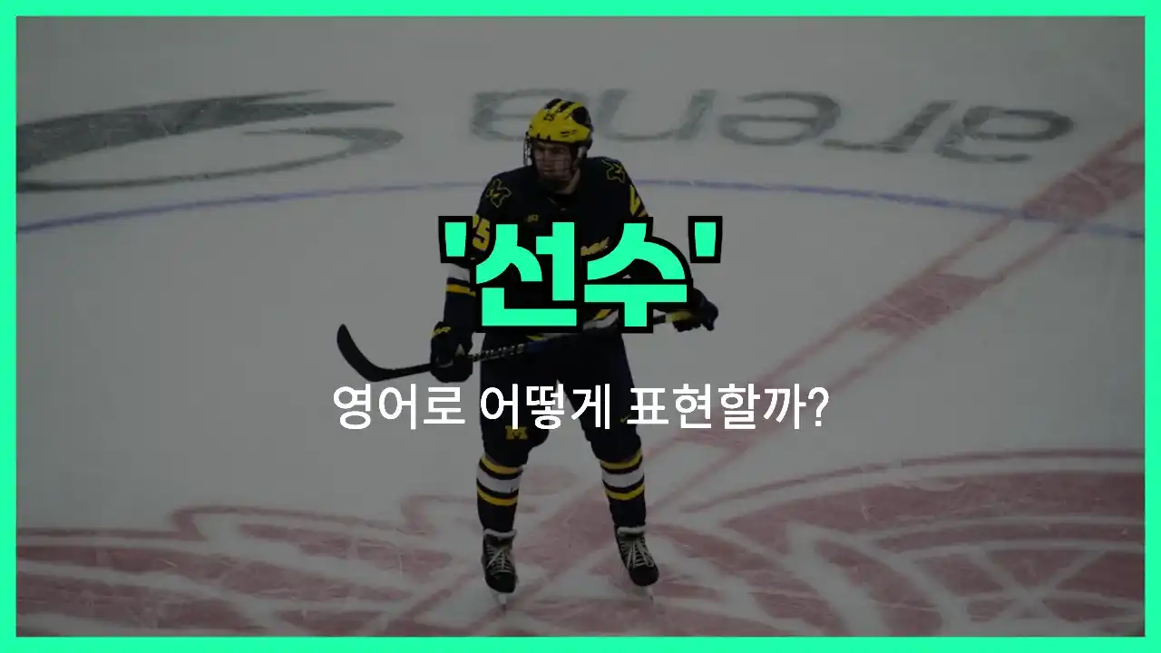 'player' 영어표현 썸네일