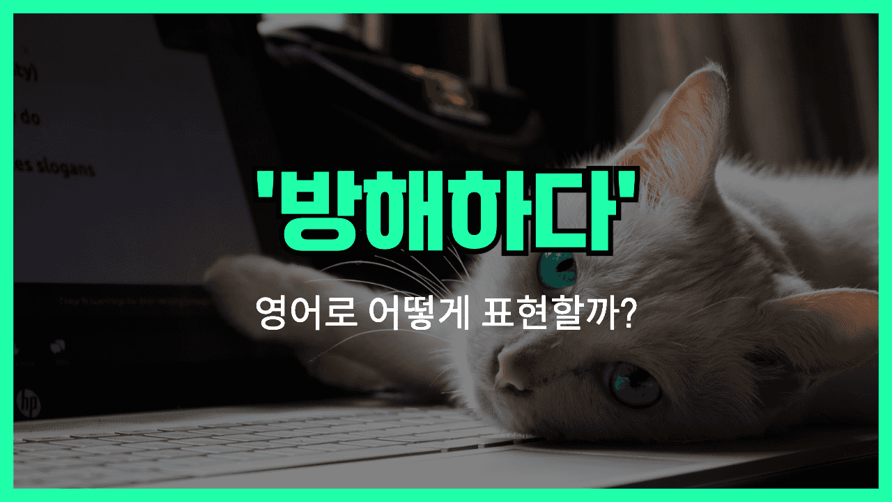 'interrupt' 영어표현 썸네일