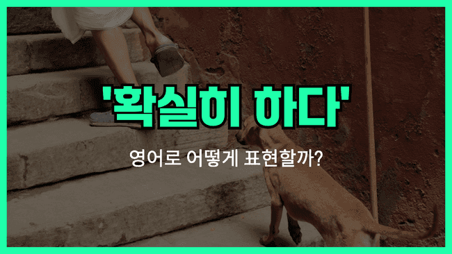 'ensure' 영어표현 썸네일