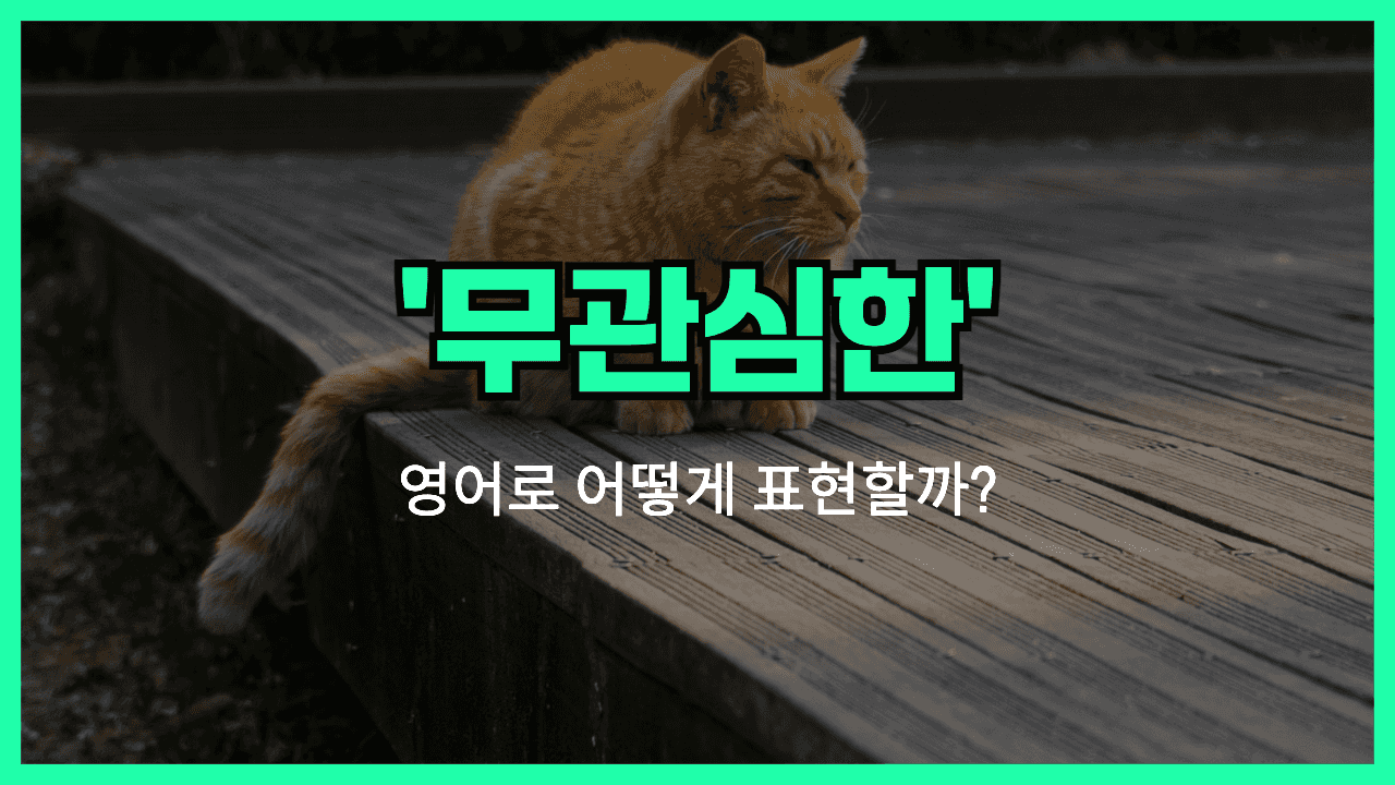 고용하다 영어표현 썸네일