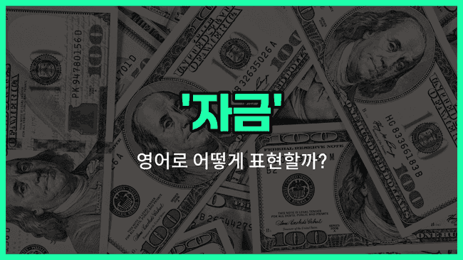 'funding' 영어표현