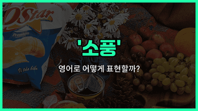 'excursion' 영어표현